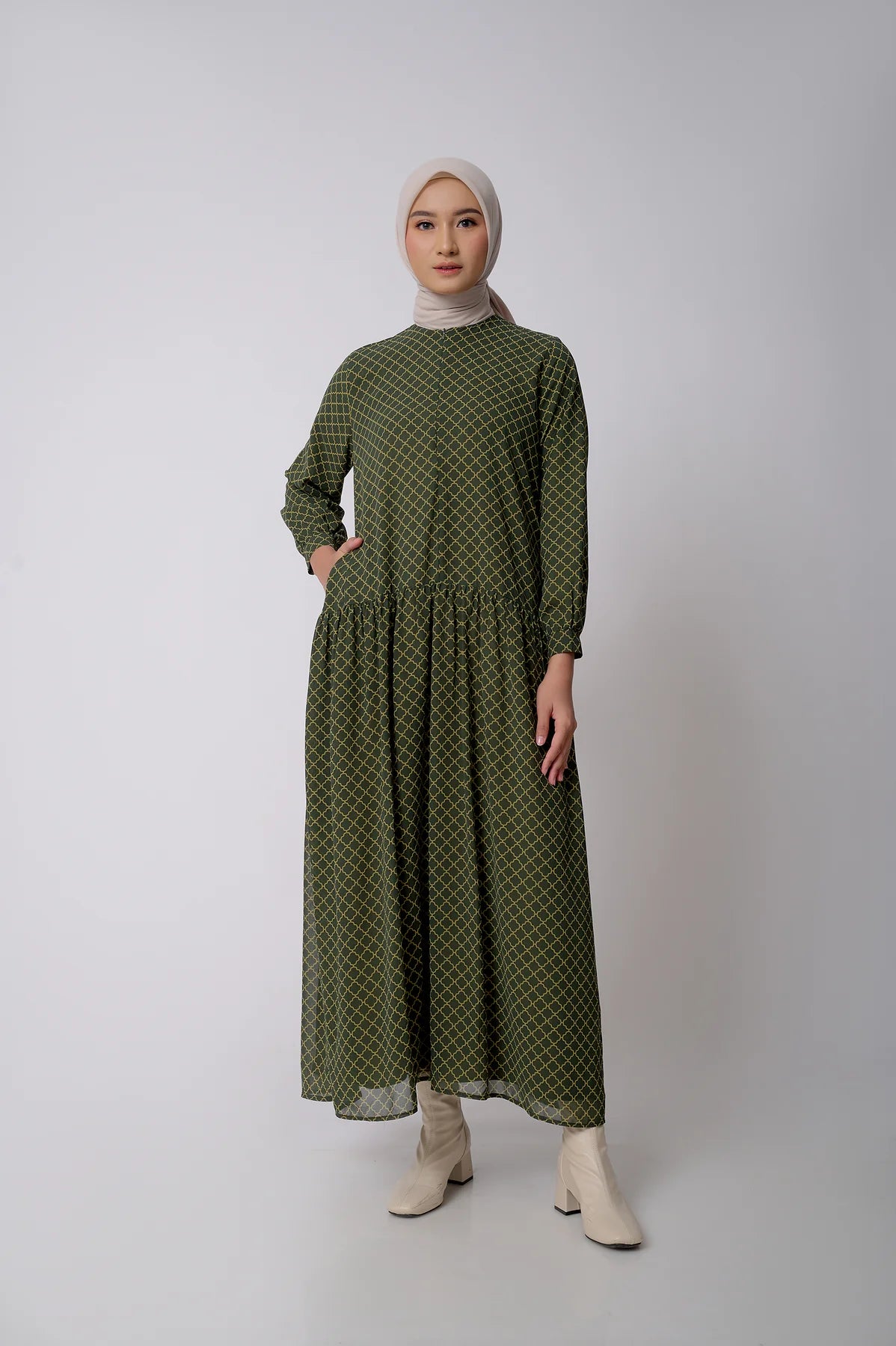 Aleesha Dress - Green