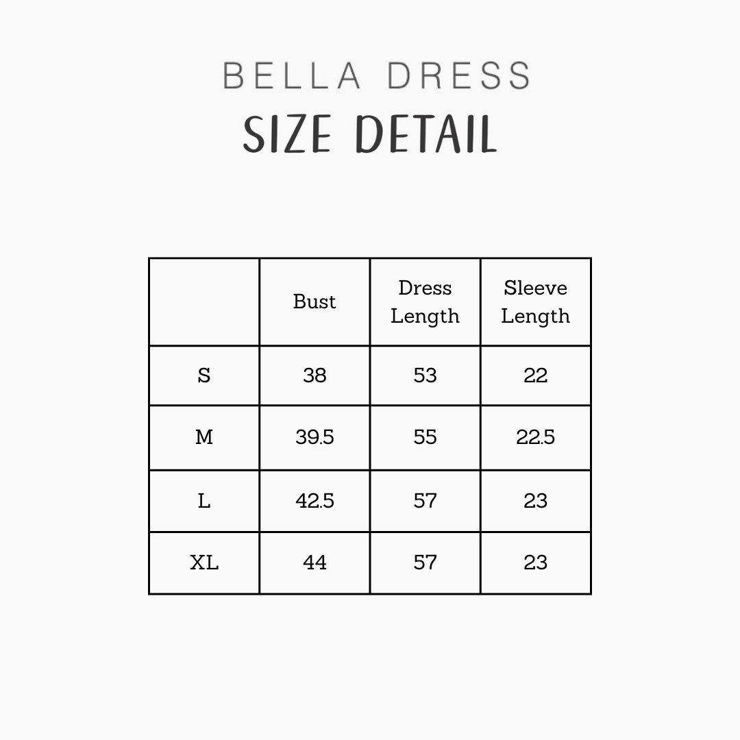 Bella Abaya Dress - Rose