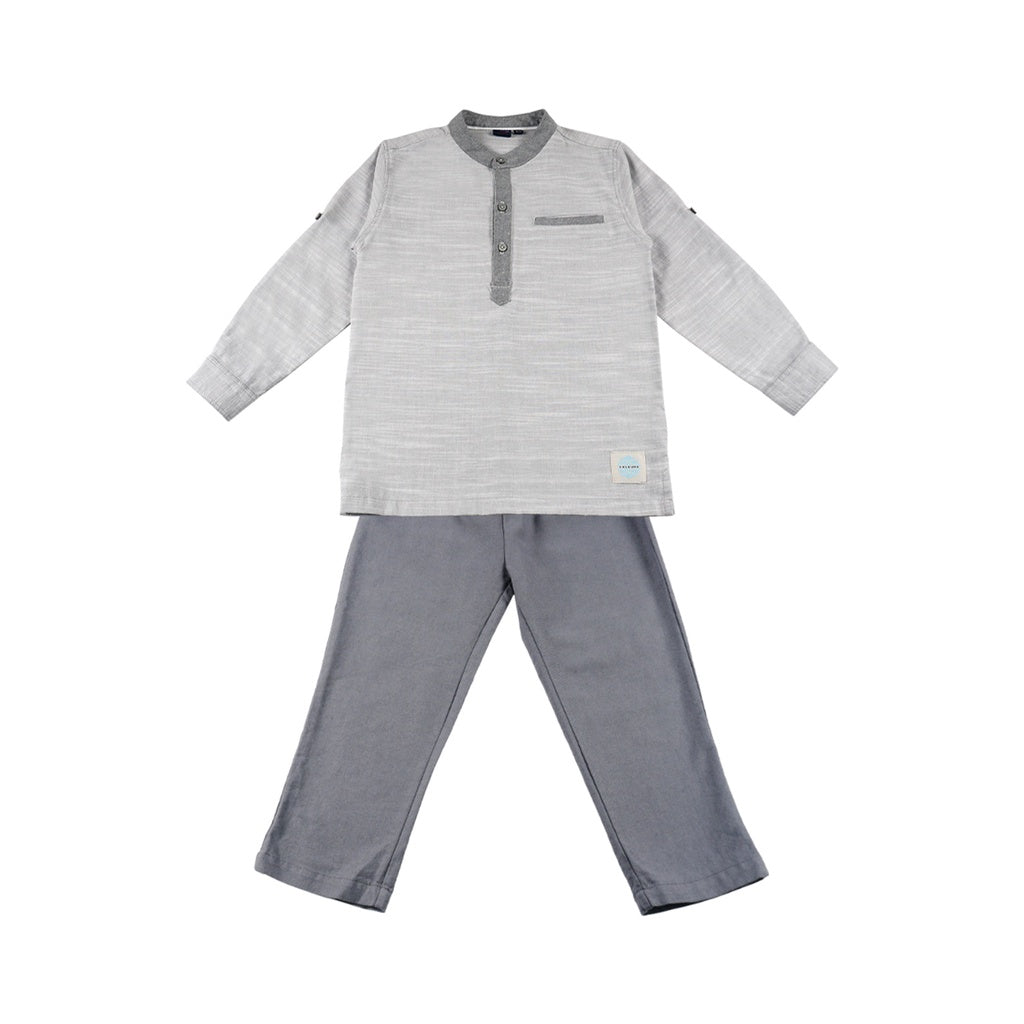 Grey Shirt and Grey Pant Set